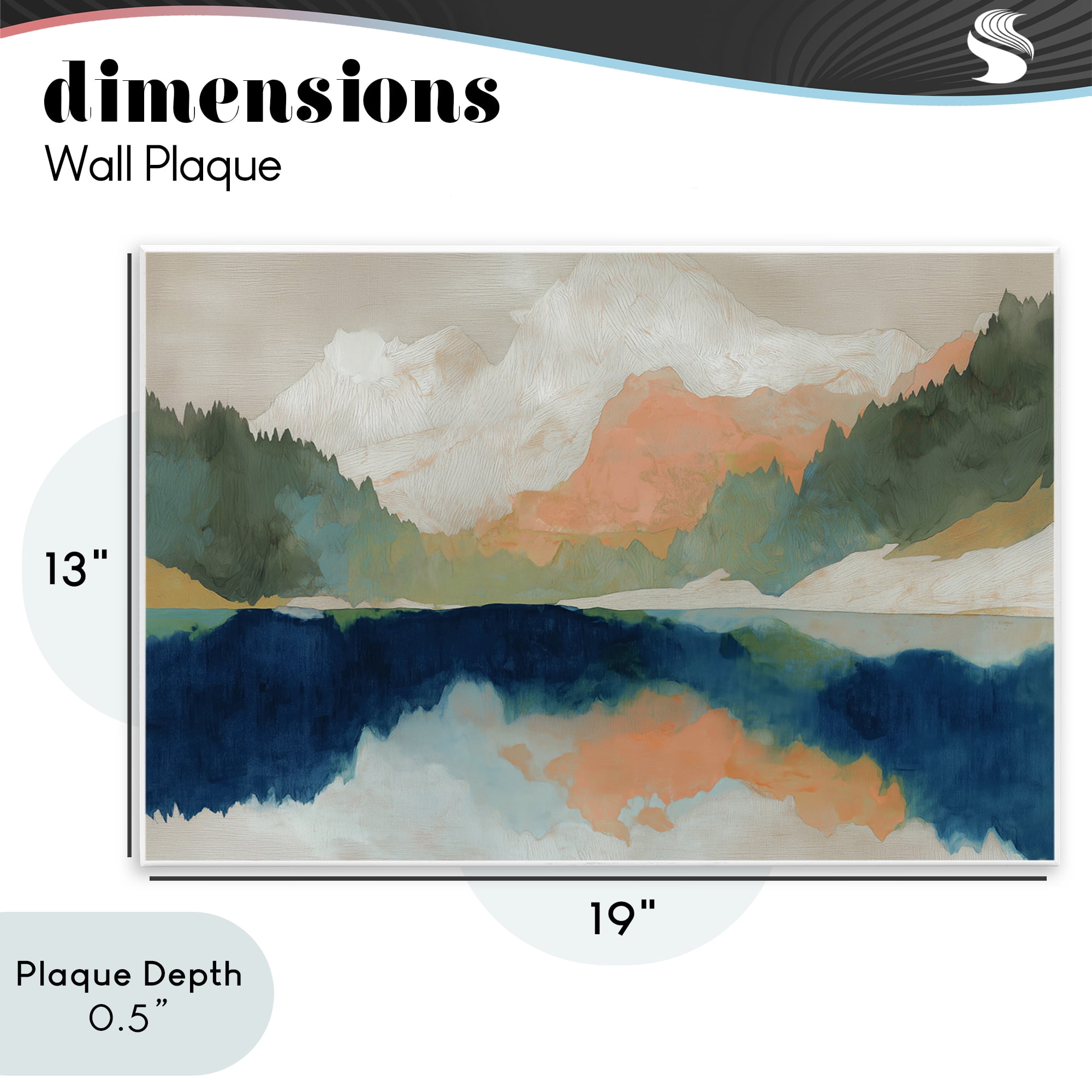 Stupell Industries Alpine Autumn Lake Reflection Wall Plaque Art, design by Chromatic Storm Studio