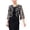Dark Gray, variant on Elegant Sequin Three Quarter Sleeve Short Cardigan Jacket with Detachable Cape Shawl Wrap Black One Size