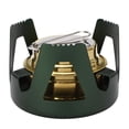 thumbnail image 1 of Mini Réchaud à Alcool en Laiton et Aluminium, Sécuritaire, Coupe-Vent, Portable, Réchaud de Randonnée, Camping, Cuisine, 1 of 7