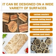 120ml Torch Paste - The Original Wood Burning Paste Accurately & Easily Burn Designs on Wood, Canvas, Denim & More | Heat Activated Non-Toxic Paste for Crafting & Stencil Wood Burning