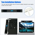 thumbnail image 4 of Dsseng USB Computer Speakers for Desktop or PC  Mini Clip-on Laptop Sound Bar Stereo Wired PC Speakers for TV Desktop Laptop Tablets Monitor Notebook, 4 of 8