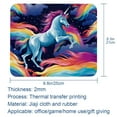 thumbnail image 5 of Unicorn Square Desk Mat Mouse Mat Mouse Pad, 8.3x9.8 Inch, Non-Slip Rubber Bottom, Printed, Suitable for Office and Gaming, 5 of 6