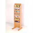 thumbnail image 1 of Wooden Mallet Free Standing 7 Pocket Magazine Rack in Light Oak, 1 of 2