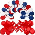 thumbnail image 6 of Patriotic Streamers Garland Red White Blue, 157FT Decorations Hanging Banners Graduation, Parties, 6 of 6