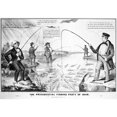 thumbnail image 2 of Presidential Campaign 1848. Na Pro-Zachary Taylor Lithograph Cartoon Of 1848 Deriding Martin Van Buren'S Free-Soil, 2 of 2