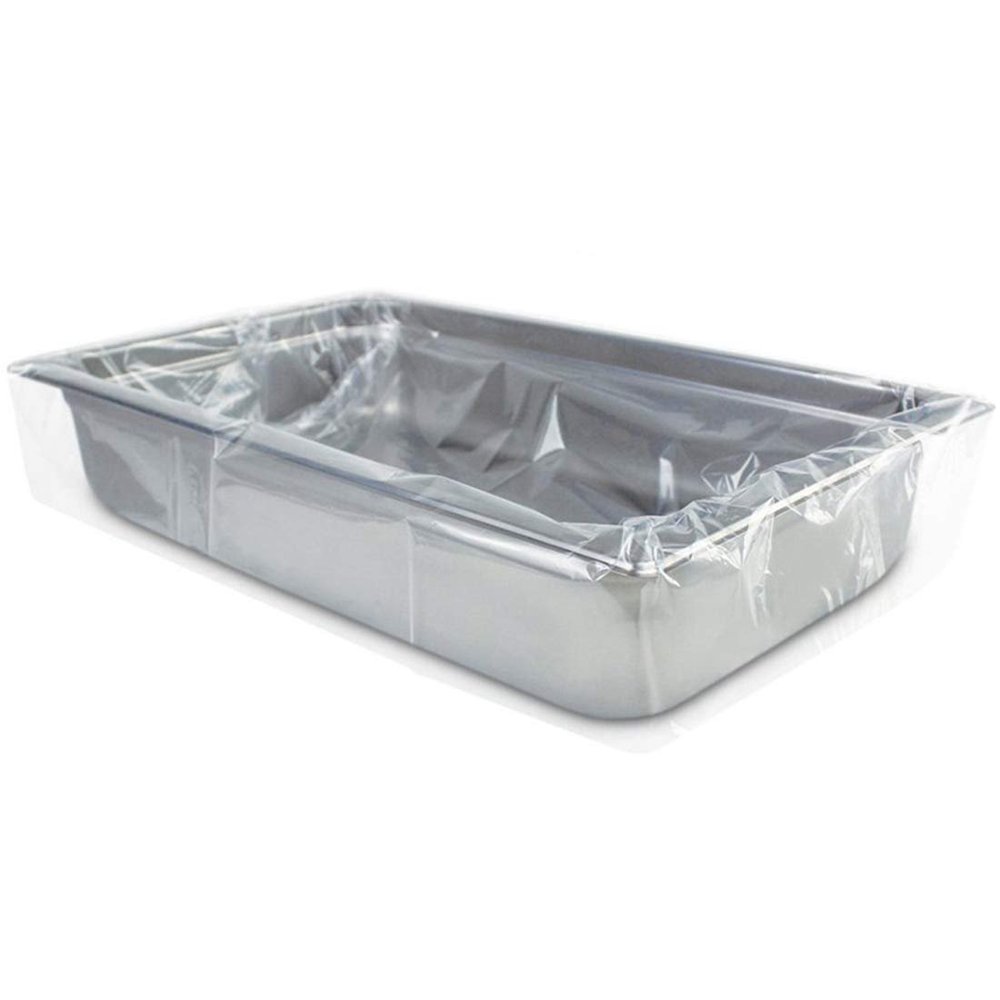 Pack of 2250 Steam Table Pan Liners with Twist Tie 18 x 14 for 1/3 Pan
