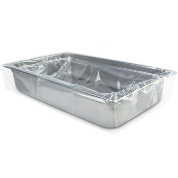 Pack of 2250 Steam Table Pan Liners with Twist Tie 18 x 14 for 1/3 Pan