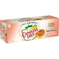Canada Dry PEach Mango Sparkling Seltzer Water, 12 Fl. oz., 12 Count