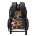 thumbnail image 2 of Sikiie Whimsical Animal Spiral Clear Backpack, Transparent Bookbag for School for Women Men, Capacity Clear Bag for College, Travel, 2 of 7