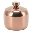 thumbnail image 2 of Seasoning Box, Stainless Steel Gold Seasoning Condiment Pot Spice Salt Sugar Pepper Container Jar Storage Organizer with Lid, 2 of 8