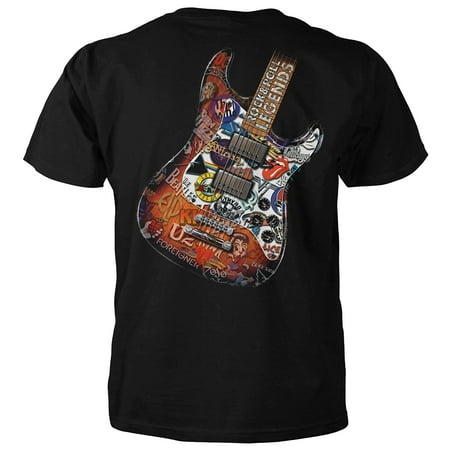 Rock n Roll Legends Guitar Short Sleeve T-shirt