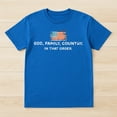 thumbnail image 2 of God Family Country In That Order T-Shirt – Patriotic Faith Theme – Unisex Gift, 2 of 6