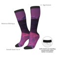 thumbnail image 4 of Balery Mystical Dragon Under Moon Printed Novelty Socks Men's Women's Crew Socks Sports Socks Knee High Socks Cotton Socks Quirky and Cool Socks, 4 of 9