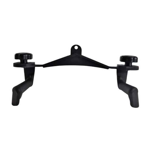 Quzzie Lat Pull Down Bar Adjustable Non Slip Metal Cable Machine Attachment Ergonomic Rowing Handle Home Gym Accessory Suitable for Fitness Training Strength Exercises Arm and Back 42cm