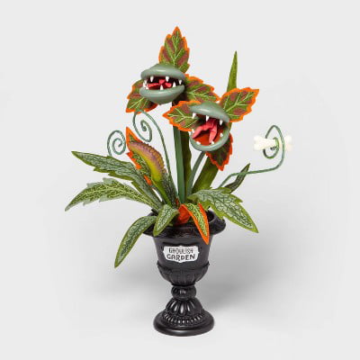 Hyde And Eek Halloween Decor Faux Creepy Plant Set of 3 FAST FREE SHIPPING 