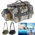 thumbnail image 1 of Fishing Tackle Bag Fishing Backpack Fishing Lures Bait Box Storage Bag Ship, 1 of 9