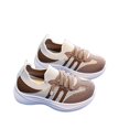 thumbnail image 4 of Girls Tennis Shoes, Kids Sneakers, Basketball Shoes, Toddler Shoes Boys Girls Walking Shoes Toddler Slip On Shoes Wide Kids Tennis Shoes Lightweight Toddler Shoes Baby Sneakers, Khaki US-7C/EU-23, 4 of 9