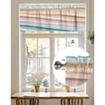 thumbnail image 7 of Valances for Windows Valance Rod Pocket Light Filtering Short Window Treatments Curtains for Kitchen Bathroom Living Room Bedroom, 1 Panel, 54 x 18 Inch, 7 of 7