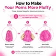 thumbnail image 6 of 15Pcs Cheerleading Pom Poms, Adorable Cheerleader Pompoms Hand Flowers for Kids Adults Ball Dance Sports Team Spirit Cheering Fancy Dress Night Party, Blue, 6 of 6