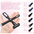 thumbnail image 5 of Imán 5 En 1 Efecto Ojo De Gato Uñas Decoración Manicura Eo Safe Imports Negro, 5 of 5