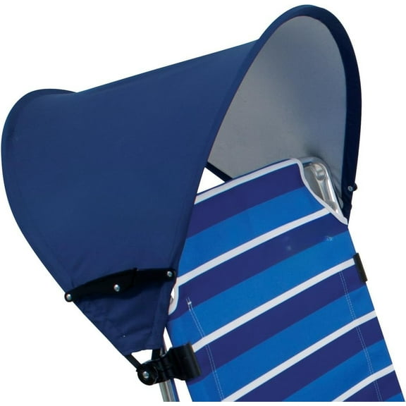 Rio Beach Navy MyCanopy Personal Chair Sun Shade, UPF 50  UV Protection, Fits Most Chairs, Portable with Carry Bag