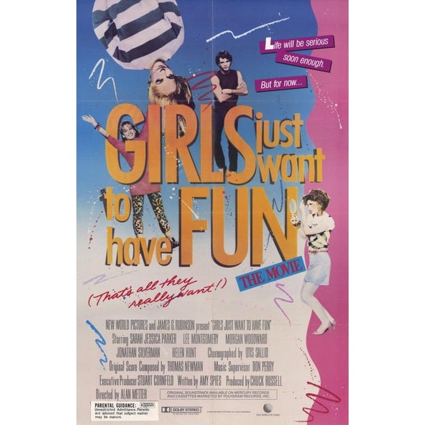 Girls Just Want to Have Fun (1985) 11x17 Movie Poster - Walmart.com