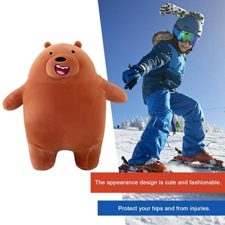 

IMSHIE Adult Children Ski Equipment Brown Bear Soft Comfortable Knee Hip Pad Protective Gear Ski Ice Skating Snowboard Pad gorgeously