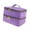 Purple, variant on ZPAQI Beginner's Sewing Gear Bag Double Layer Storage Bag with Easy Carry Handle