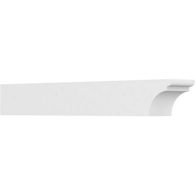 Ekena Millwork RFTP06X06X42YOR 6 x 6 x 42 Po Queue de Chevron en PVC de Qualité Architecturale Standard d'Yorktown