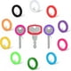 thumbnail image 1 of 30PCS Key Caps Covers Tags, House Key Covers Color Key Coded Key ID Rings, Key Cap Key Color Identifier Rings in 10 Assorted Colors Perfect Coding System to Tag Your Keys, 1 of 5