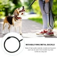 thumbnail image 3 of RUNROTOO 1 Set Window Curtain Rings Black Hanging Curtains Homeowners Window Dressing, 3 of 5