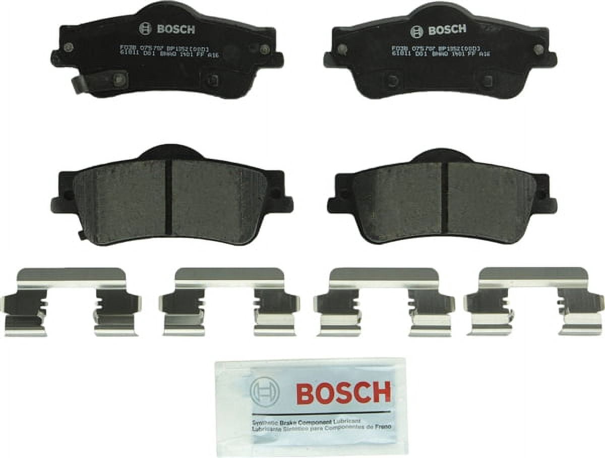 Bosch QuietCast Ceramic Brake Pad Set, w/ Shims Fits select: 1994-1997,1999-2005 MAZDA MX-5 MIATA