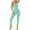 Green, variant on Workout Leggings for Women Tummy Control Crewneck Sleeveless Printed Jumpsuit Capri Straight Leg Yoga Pants for Women,Grey,XXL