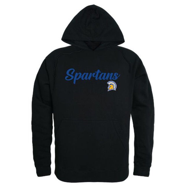 W Republic 558-173-BLK-04 Chandail à Capuchon Script pour Hommes San Jose State Spartans, Noir - Extra Grand