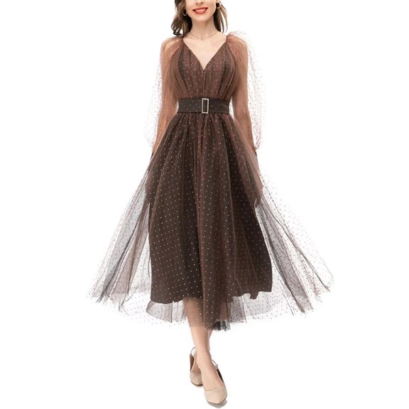 Lanelle womens  Midi Dress, 8