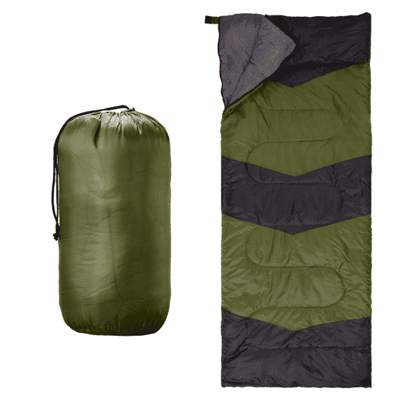 Cotinse Sleeping Bag for Camping -Backpacking Lightweight Sleeping Bag for Adult - 2lb Green