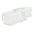 thumbnail image 2 of Phenofice Caja Para Organizar Transparente Ideal Para Almacenamiento Y Transporte, 2 of 8