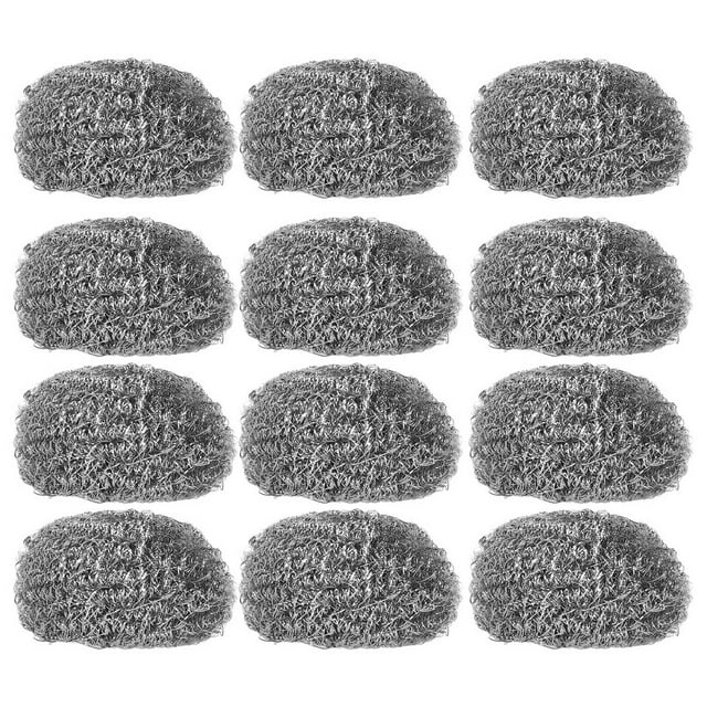 Stainless Steel Scrubber,20Pcs Stainless Steel Scourer Kitchen Cleaning Tool Cleaning Steel Ball Finely Tuned Performance