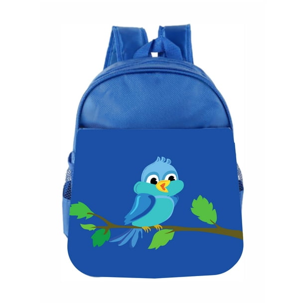 Accessory Avenue Preschool Backpack Animals Blue Bird Kids Backpack