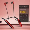 thumbnail image 4 of Bouanq School Supplies Bluetooth Headphones Wireless Bluetooth Headphones Neck Hanging In-Ear Type Sports Running Ultra-Long Life Headphones Headphones for Kids for School, 4 of 7