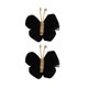 thumbnail image 1 of 2 x Pinzas para el cabello con forma de mariposa Pinzas para el cabello con forma de mariposa Portátiles Versátiles Cabello rizado Cabello Flocado negro, 1 of 9