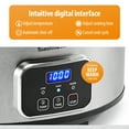 thumbnail image 4 of Toastmaster 4-Quart Digital Slow Cooker with Locking Lid, Stainless Steel, 4 of 7