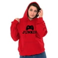 thumbnail image 3 of Video Game Junkie Gamer Nerdy Gaming Unisex Plus Size Hoodie Brisco Brands 5X, 3 of 6