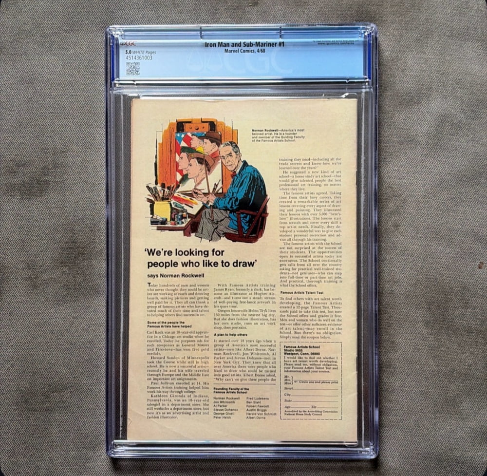 Iron Man and Sub-Mariner #1 - CGC 5 Comic Book