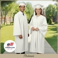 thumbnail image 3 of Unisex Matte Graduation Cap Gown Tassel Package, High School and University, 3 of 8
