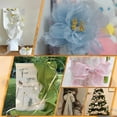 thumbnail image 6 of 20 Yards Green Chiffon Ribbon Handmade Tassel Ribbons 4 Colors Curled Fringe Decorative Ribbon Set for Gifts Wrapping Wedding Invitations Bouquets Envelopes Crafts 1.18~1.57 inch for diy, 6 of 6