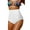 White, variant on High Waisted Bikini Bottom for Women Tummy Control Swimsuits Tankini Bottom Plus Size Swim Shorts