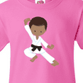thumbnail image 4 of Inktastic African American Boy, Karate Boy, Kata, Black Belt Youth T-Shirt, 4 of 5