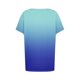 thumbnail image 5 of Blusas para las Mujeres Casual, Rayas Impresas Patchwork Manga Corta Cuello Redondo Top Hecho de 95% Poliéster 5% Spandex para el Verano, Tops Cortos para las Mujeres, 5 of 5