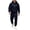 Black, variant on FUZHIQ Men's 2 Piece Sweatsuits Set, Blessed Cross Graphic Hoodie & Jogger Pants, Casual Athletic Tracksuit with Kangaroo Pocket Drawstring Waist for Christian Faith Outfit
